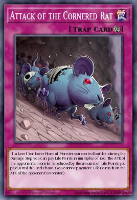 Attack of the Cornered Rat Yu-Gi-Oh card