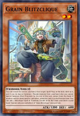 Grain Blitzclique Yu-Gi-Oh card