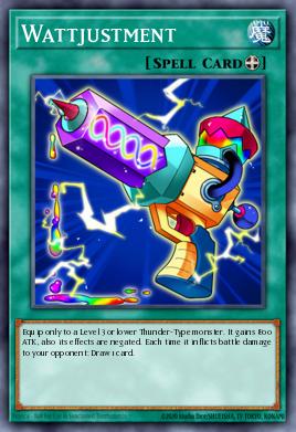 Wattjustment Yu-Gi-Oh card
