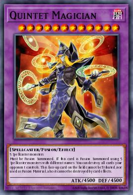 Quintet Magician Yu-Gi-Oh card