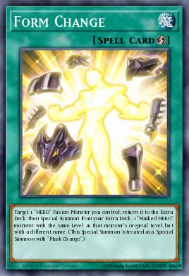 Form Change Yu-Gi-Oh card