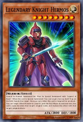 Legendary Knight Hermos Yu-Gi-Oh card