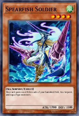 Spearfish Soldier Yu-Gi-Oh card