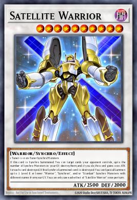 Satellite Warrior Yu-Gi-Oh card