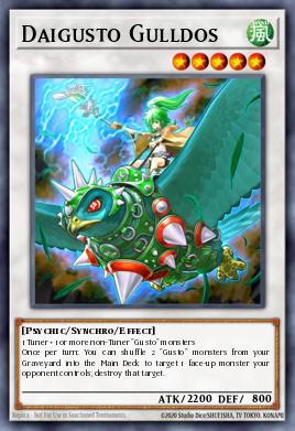 Daigusto Gulldos Yu-Gi-Oh card