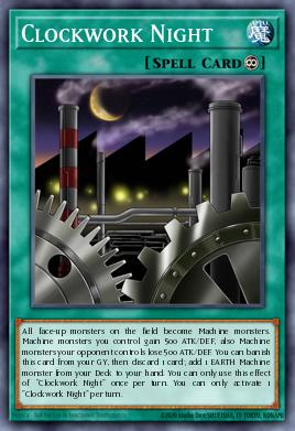 Clockwork Night Yu-Gi-Oh card