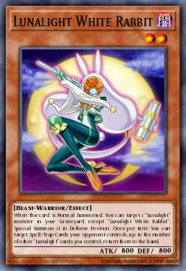 Lunalight White Rabbit Yu-Gi-Oh card