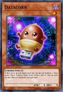 Datacorn Yu-Gi-Oh card