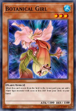 Botanical Girl Yu-Gi-Oh card