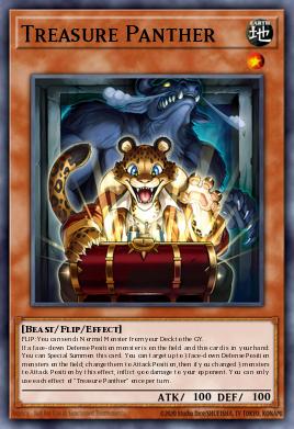 Treasure Panther Yu-Gi-Oh card
