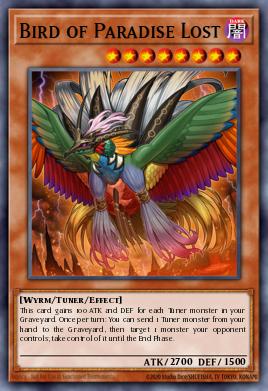 Bird of Paradise Lost Yu-Gi-Oh card