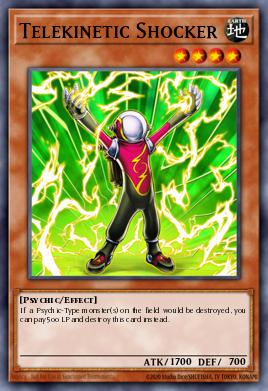 Telekinetic Shocker Yu-Gi-Oh card