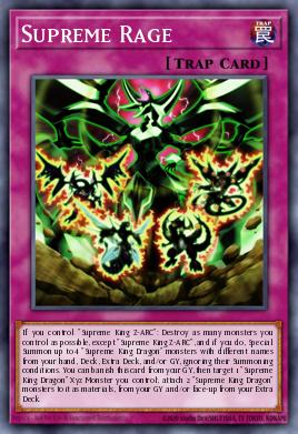 Supreme Rage Yu-Gi-Oh card