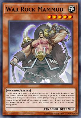War Rock Mammud Yu-Gi-Oh card