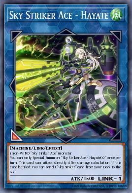 Sky Striker Ace - Hayate Yu-Gi-Oh card