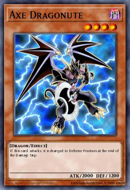 Axe Dragonute Yu-Gi-Oh card