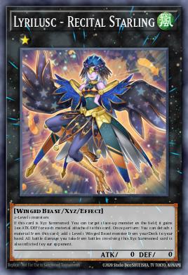 Lyrilusc - Recital Starling Yu-Gi-Oh card