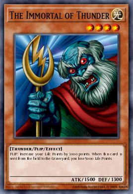 The Immortal of Thunder Yu-Gi-Oh card