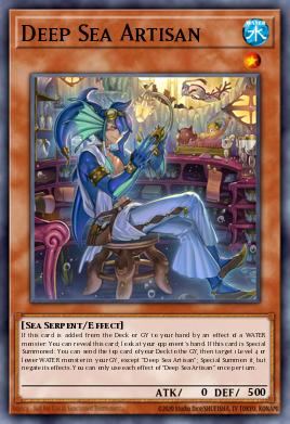 Deep Sea Artisan Yu-Gi-Oh card