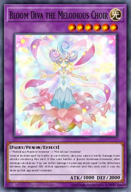 Bloom Diva the Melodious Choir Yu-Gi-Oh card