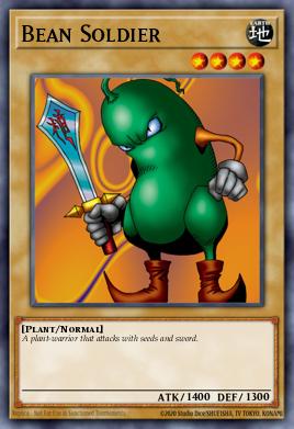 Bean Soldier Yu-Gi-Oh card