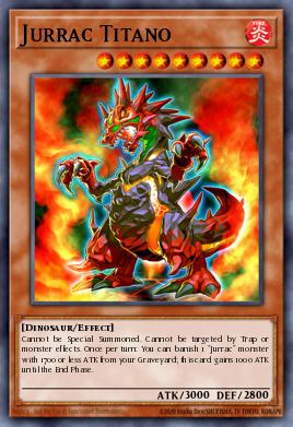 Jurrac Titano Yu-Gi-Oh card