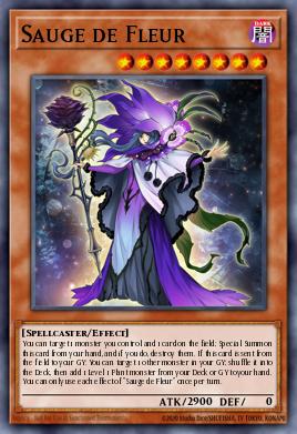 Sauge de Fleur Yu-Gi-Oh card