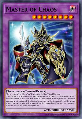 Master of Chaos Yu-Gi-Oh card