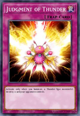 Judgment of Thunder Yu-Gi-Oh card