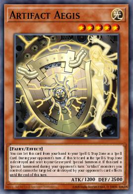 Artifact Aegis Yu-Gi-Oh card