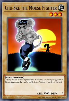 Chu-Ske the Mouse Fighter Yu-Gi-Oh card