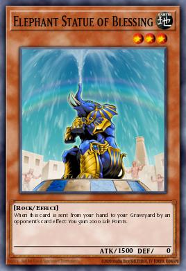 Elephant Statue of Blessing Yu-Gi-Oh card
