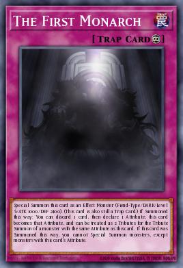 The First Monarch Yu-Gi-Oh card