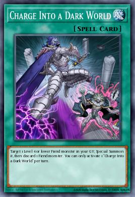 Charge Into a Dark World Yu-Gi-Oh card