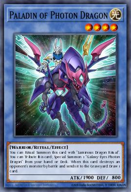 Paladin of Photon Dragon Yu-Gi-Oh card