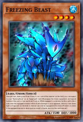 Freezing Beast Yu-Gi-Oh card