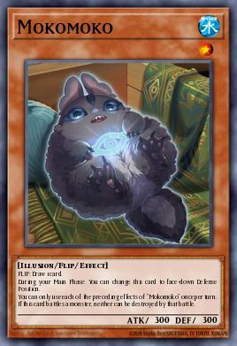 Mokomoko Yu-Gi-Oh card