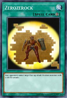 Zerozerock Yu-Gi-Oh card