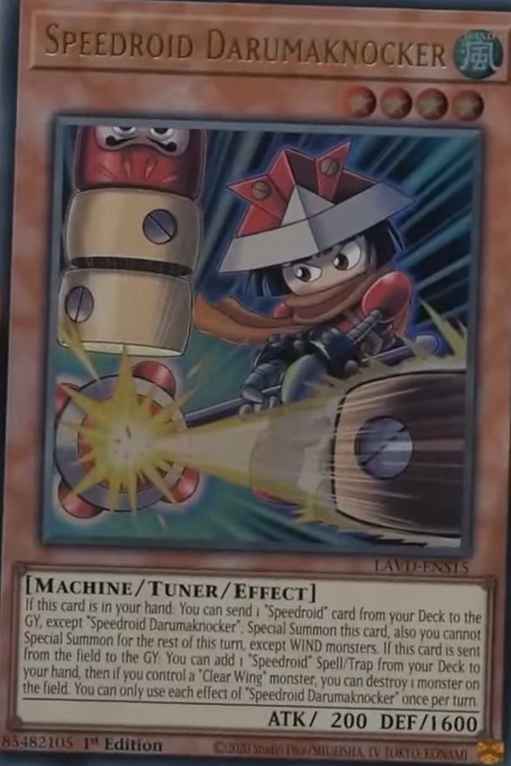 Speedroid Darumaknocker Yu-Gi-Oh card