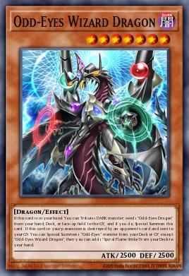 Odd-Eyes Wizard Dragon Yu-Gi-Oh card