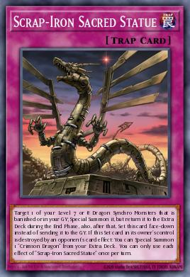 Scrap-Iron Sacred Statue Yu-Gi-Oh card