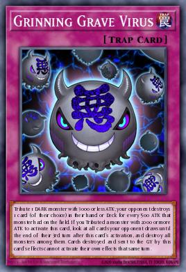 Grinning Grave Virus Yu-Gi-Oh card