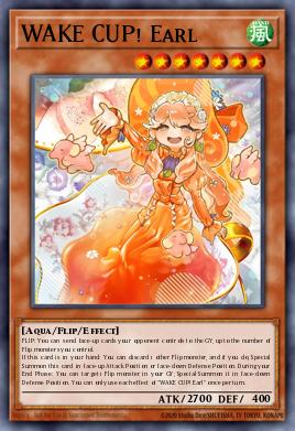 WAKE CUP! Earl Yu-Gi-Oh card