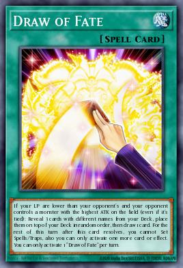 Draw of Fate Yu-Gi-Oh card