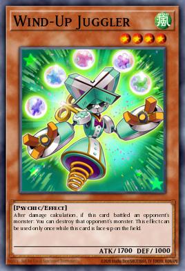 Wind-Up Juggler Yu-Gi-Oh card