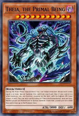 Theia, the Primal Being Yu-Gi-Oh card