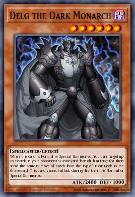 Delg the Dark Monarch Yu-Gi-Oh card