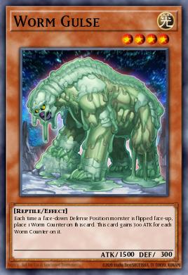 Worm Gulse Yu-Gi-Oh card