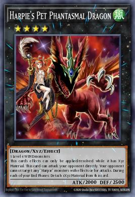 Harpie's Pet Phantasmal Dragon Yu-Gi-Oh card