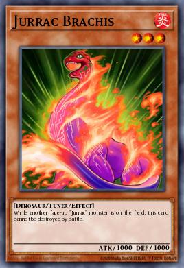 Jurrac Brachis Yu-Gi-Oh card
